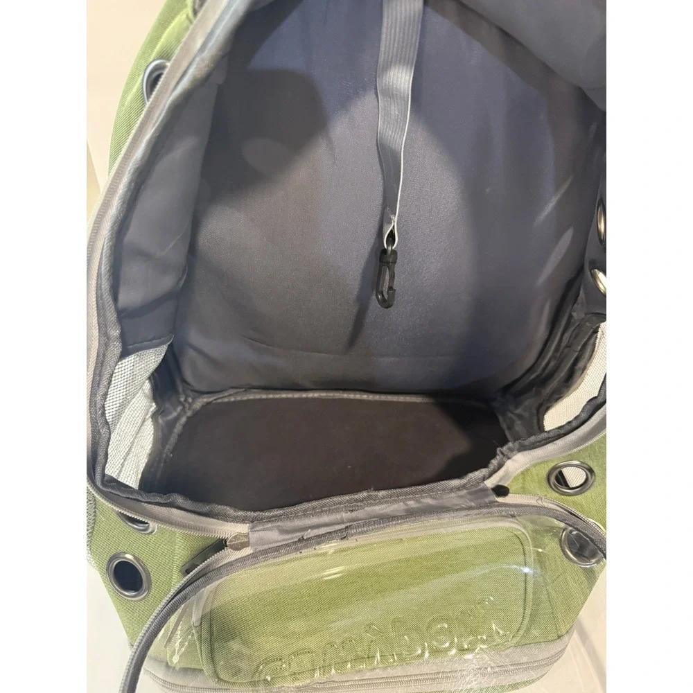 Cawypety Cat Backpack Carrier Space Capsule Clear Bubble Pet Dog Travel Bag Sage